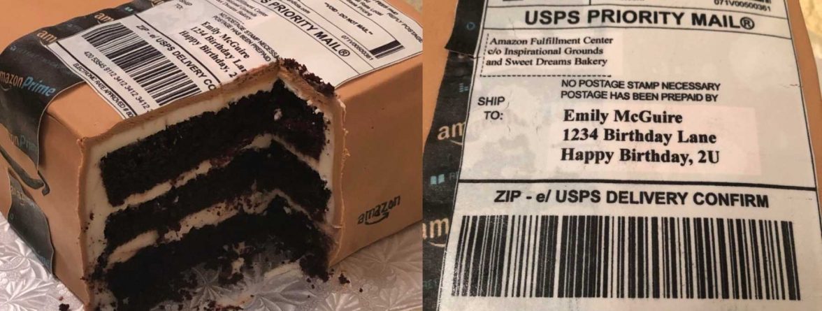 amazon package cake